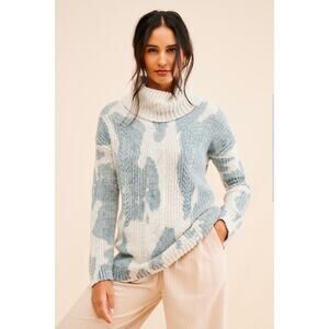 Pilcro by Anthropologie Spotted Turtleneck Sweater.  Size XS. Retails $170